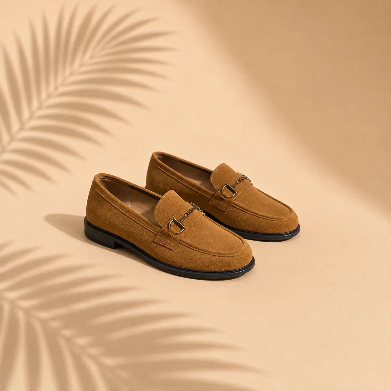 Mocassins Élégance Camel